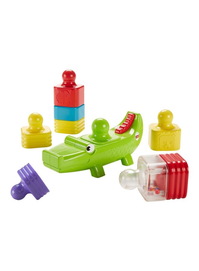 Fisher-Price 8-Piece Little Stackers Activity Tower Toy DRG34  - Image 1