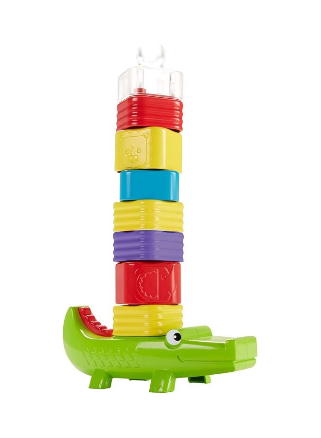 Fisher-Price 8-Piece Little Stackers Activity Tower Toy DRG34  - Image 2