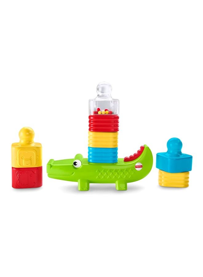 Fisher-Price 8-Piece Little Stackers Activity Tower Toy DRG34  - Image 3