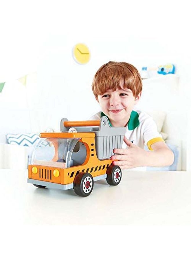 هيب لعبة الشاحنة القلابة الخشبية طراز E3013 متعدد الألوان - Image 4