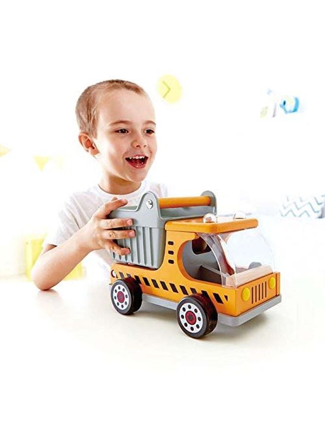 هيب لعبة الشاحنة القلابة الخشبية طراز E3013 متعدد الألوان - Image 5