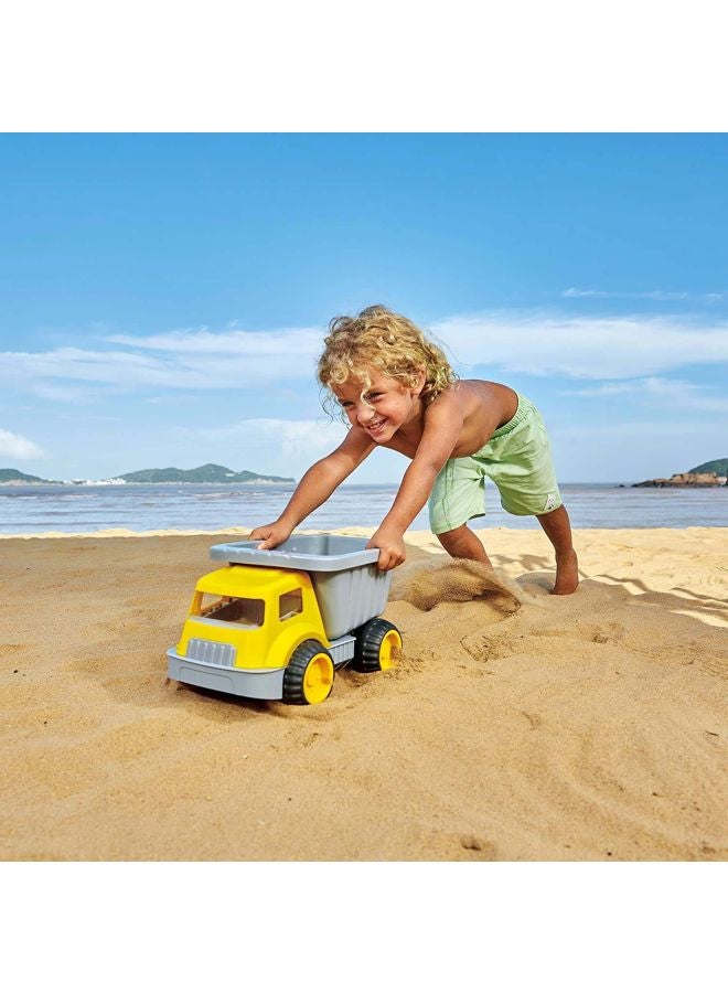 Hape Load And Tote Dump Mini Truck Grey - Image 3