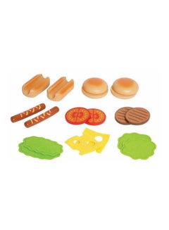 Hape Hamburgers And Hotdogs Playset E3112 7.8x3.9x10.1inch  - Image 2