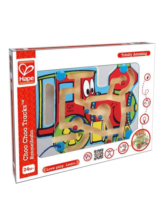 Hape - Choo Choo Tracks Magnetic Maze E1701 7.7x0.8x6.1inch - Image 1