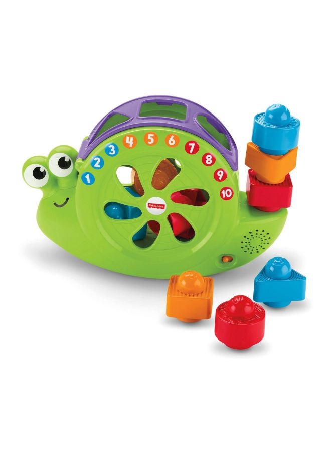 Fisher-Price - Rock n Sort Snail Pail Toy FHF73 - Image 1