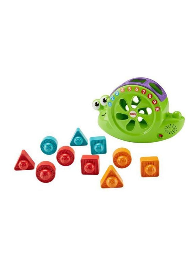 Fisher-Price - Rock n Sort Snail Pail Toy FHF73 - Image 1