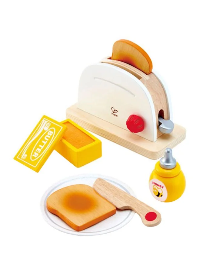 Hape 7-Piece Pop-Up Toaster Set E3148