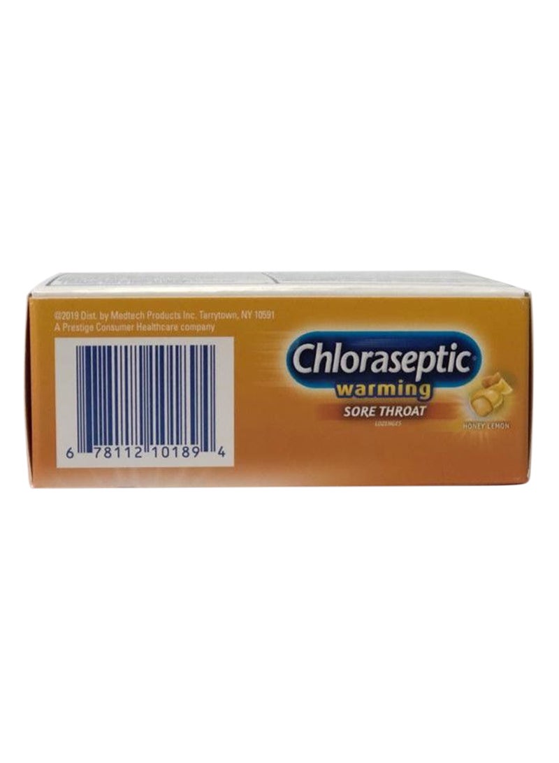 Chloraseptic 18-Piece Sore Throat Lozenges LC - Honey Lemon - Image 3