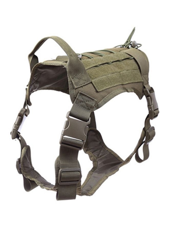 Generic Adjustable Nylon Backpack Harness Green 18x4x12cm 