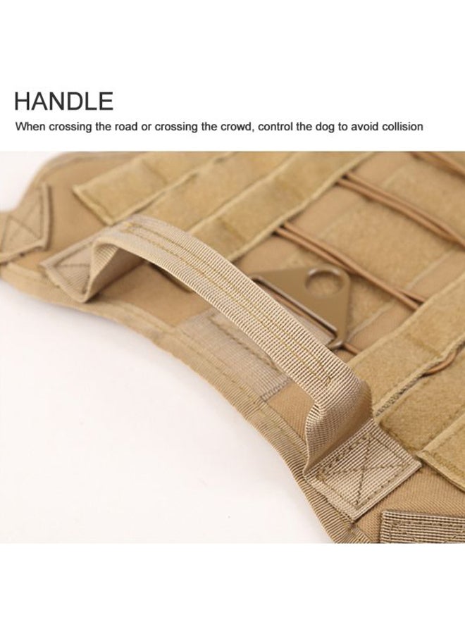 Generic Adjustable Nylon Backpack Harness Beige 18x4x12cm  - Image 2