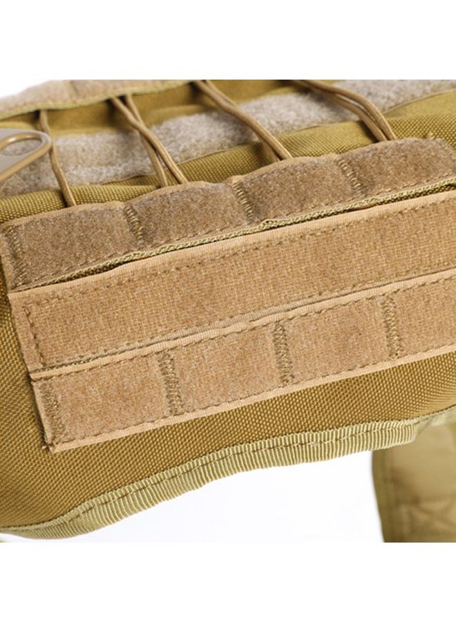 Generic Adjustable Nylon Backpack Harness Beige 18x4x12cm  - Image 2