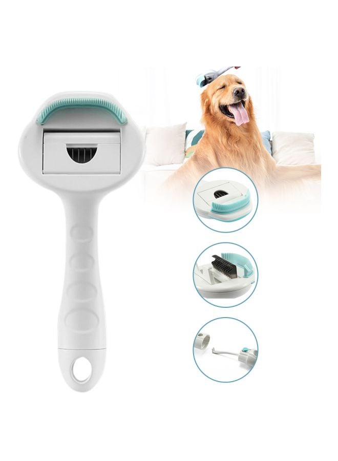 3-In-1 Dematting Comb White/Green 22x3.5x8.5cm - Image 4