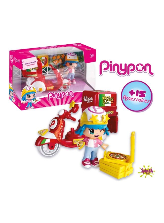 Pinypon Moto Pizza Delivery Playset - Image 2