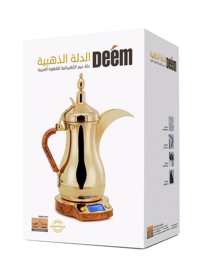 ديم ماكينة صنع القهوة سعة 1.0 لتر بقوة 1000 وات 1.0 L 1000.0 W JLS-170EP ذهبي - Image 4