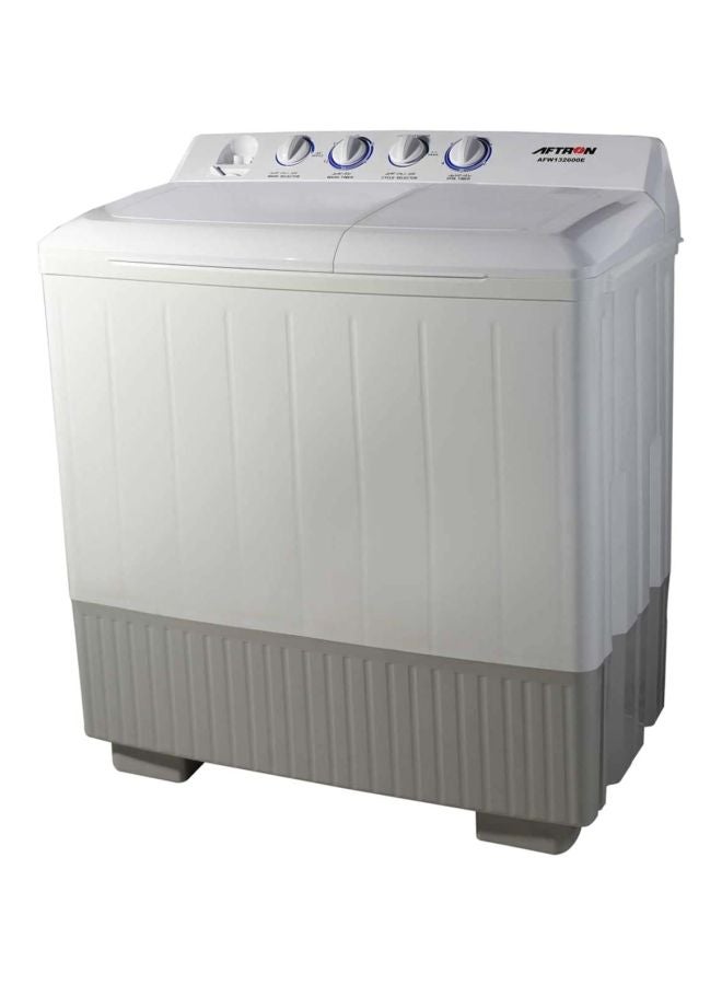 AFTRON - Top Load Twin Tub Washing Machine AFW14600X White/Grey - Image 1