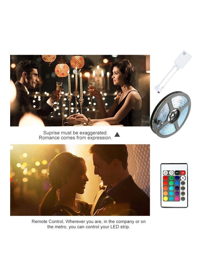 شريط إضاءة LED متعدد الألوان RGB متعدد الألوان 2متر - Image 3