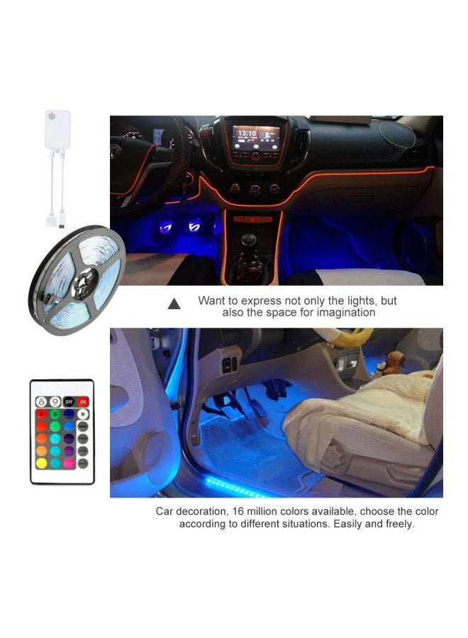 شريط إضاءة LED متعدد الألوان RGB متعدد الألوان 2متر - Image 5