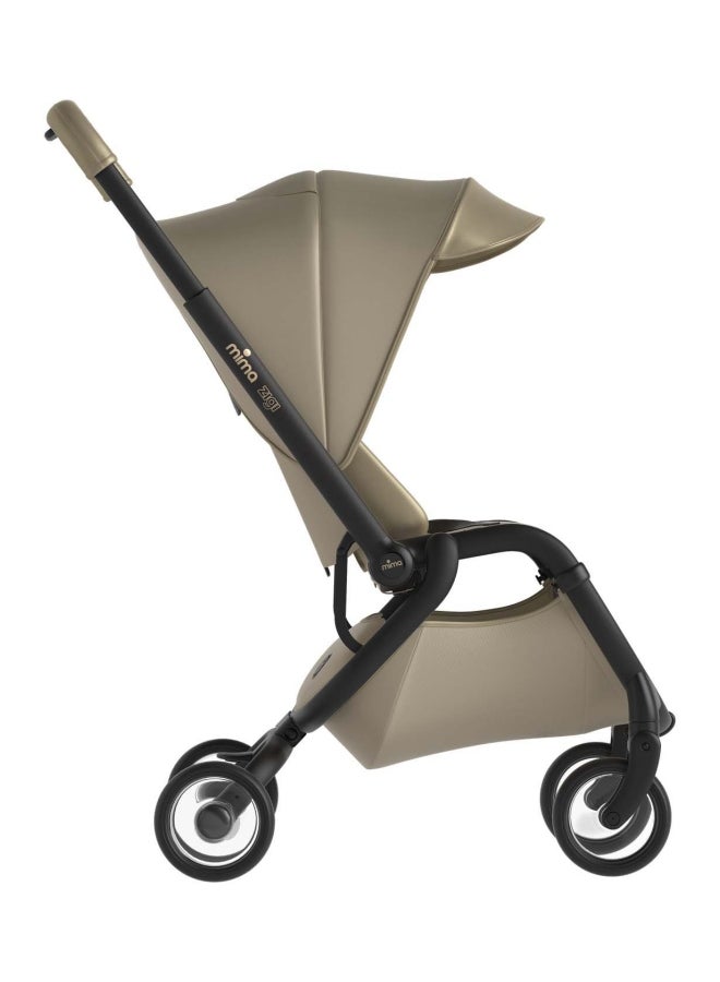 mima - Zigi 2G Stroller With Rain Cover - Champagne Gold - Image 1