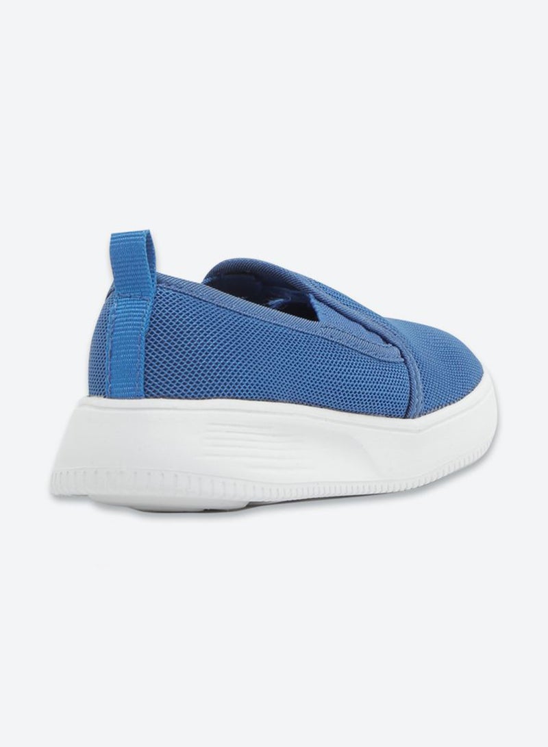 ZAHA - Infant Boys Mesh  Slip Ons Blue - Image 1