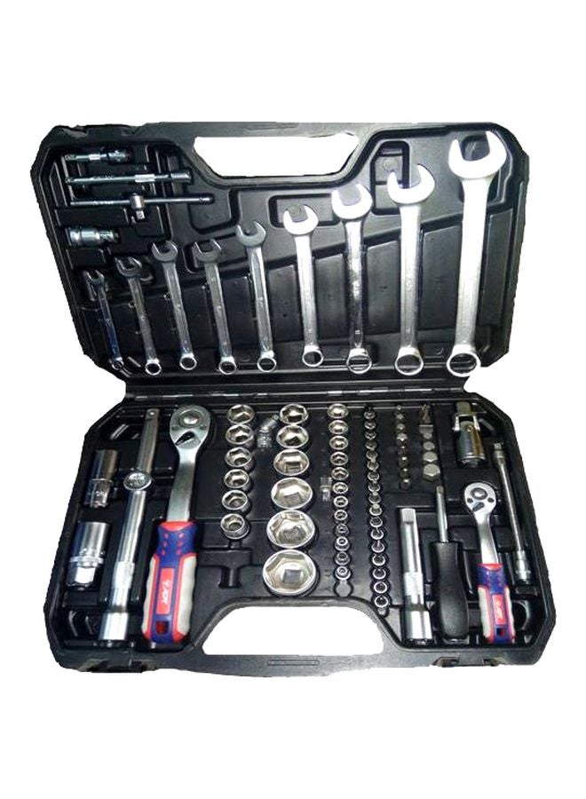 Apt 82-Piece Switches Socket Wrench Set Silver - Image 1