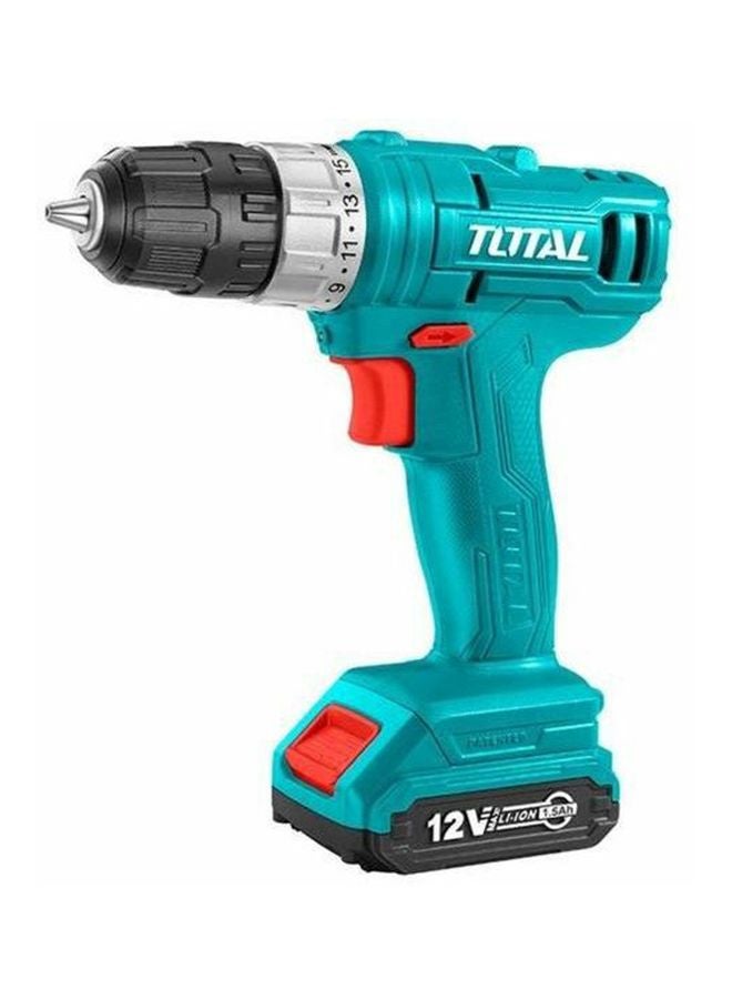 توتال تولز مثقاب لاسلكي مع بطارية ليثيوم أيون واحدة أخضر سي 15x22x6سم - Image 2