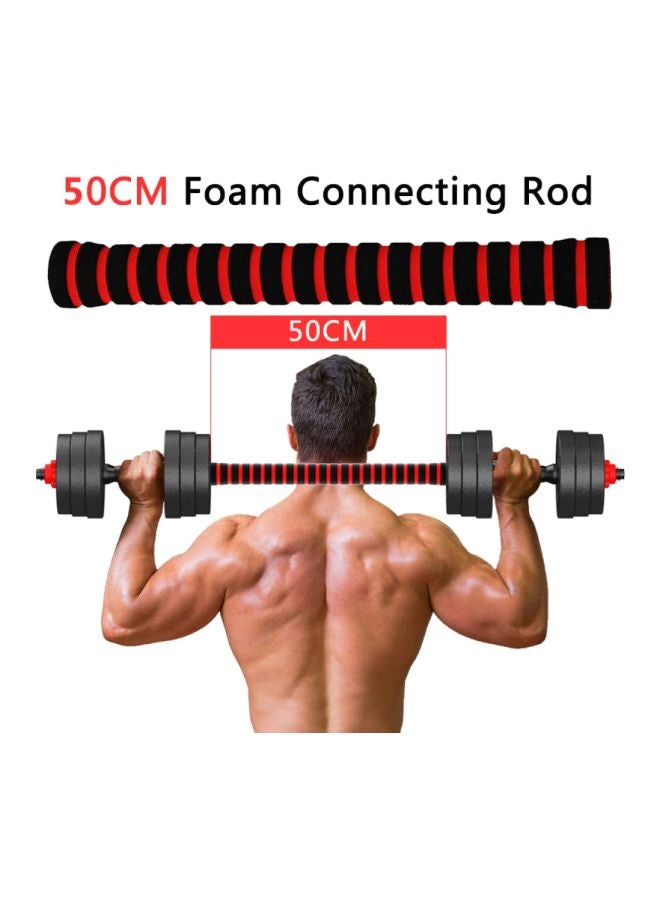 Rock Pow - Weights Dumbbells Set With Connecting Rod For Home/Gym/Work Out/Training 30kg - Image 1