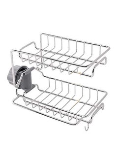 Generic Stainless Steel Kitchen Faucet Sponge Holder Silver 18x14x15.8cm  - Image 1