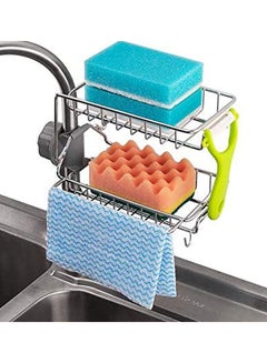 Generic Stainless Steel Kitchen Faucet Sponge Holder Silver 18x14x15.8cm  - Image 2