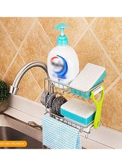 Generic Stainless Steel Kitchen Faucet Sponge Holder Silver 18x14x15.8cm  - Image 4