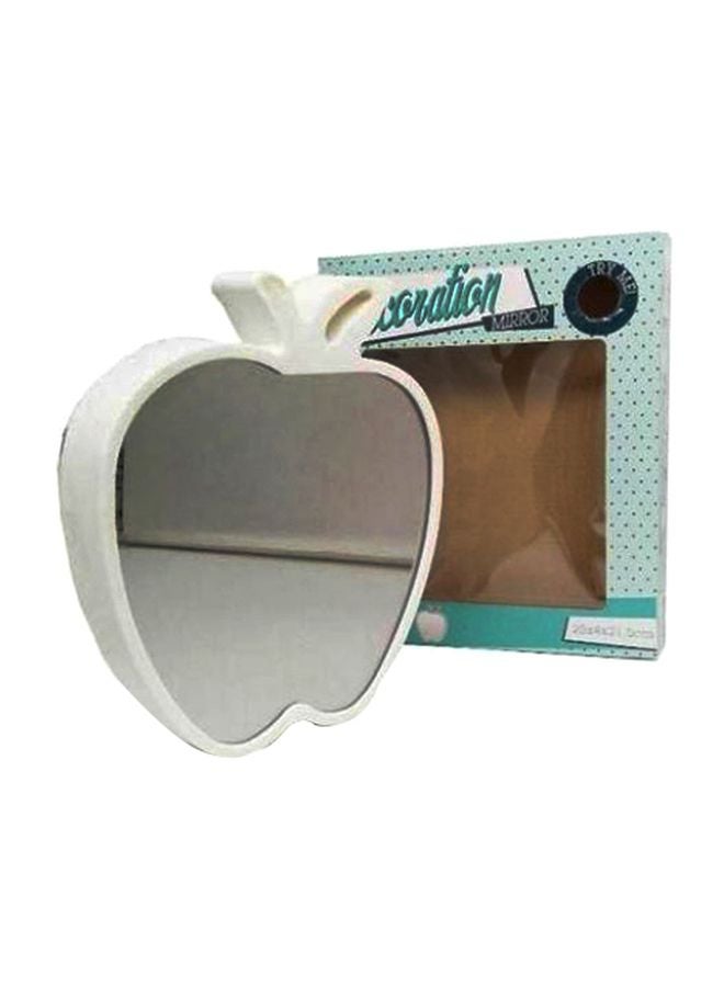 Apple Design Mirror White/Clear - Image 1