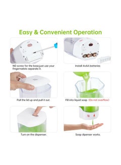 HC Automatic Soap Dispenser White 110x165x95mm  - Image 4