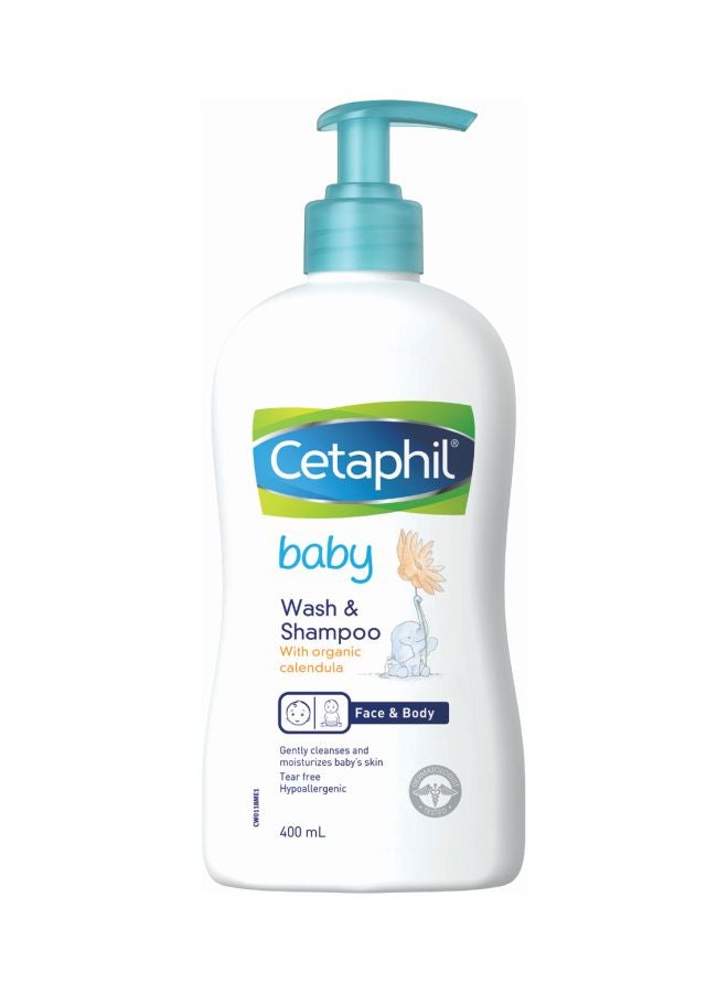 Baby Wash And Shampoo With Organic Calendula - 400ml - v1597238940/N39644319A_1