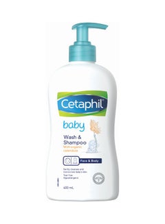 Cetaphil Baby Wash And Shampoo With Organic Calendula - 400ml  - Image 1