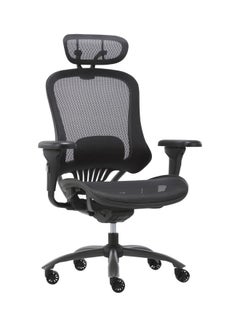 Blitzed High-Back Executive Mesh Chair Black 66x72x43cm  - Image 2