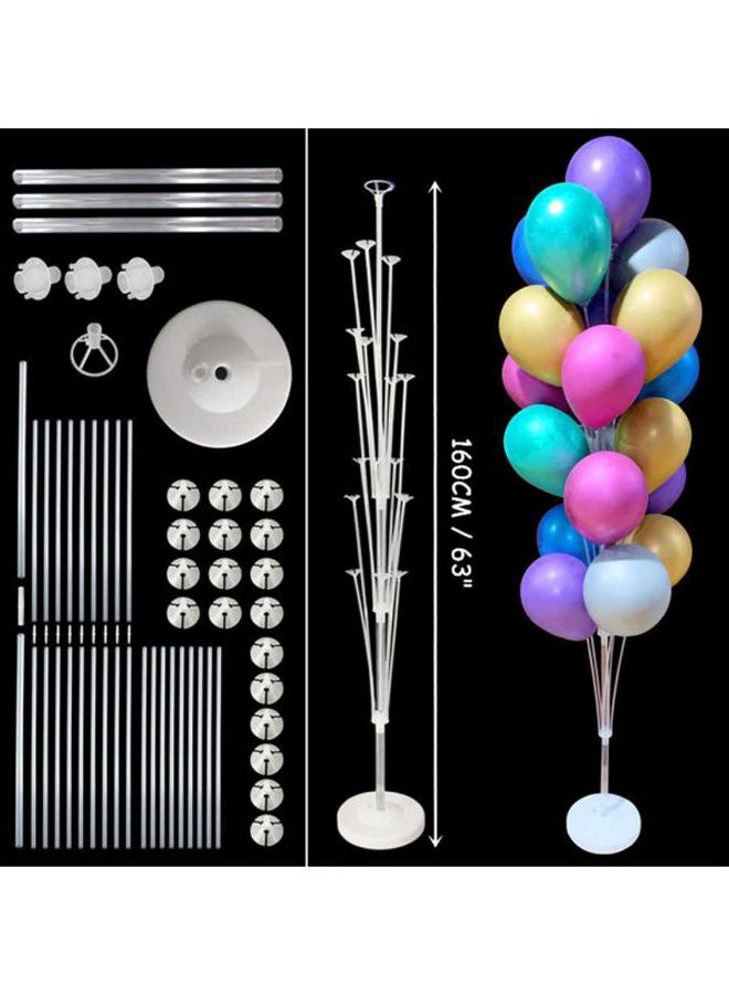 حامل بالونات LED مكون من 19 عموداً 160سم