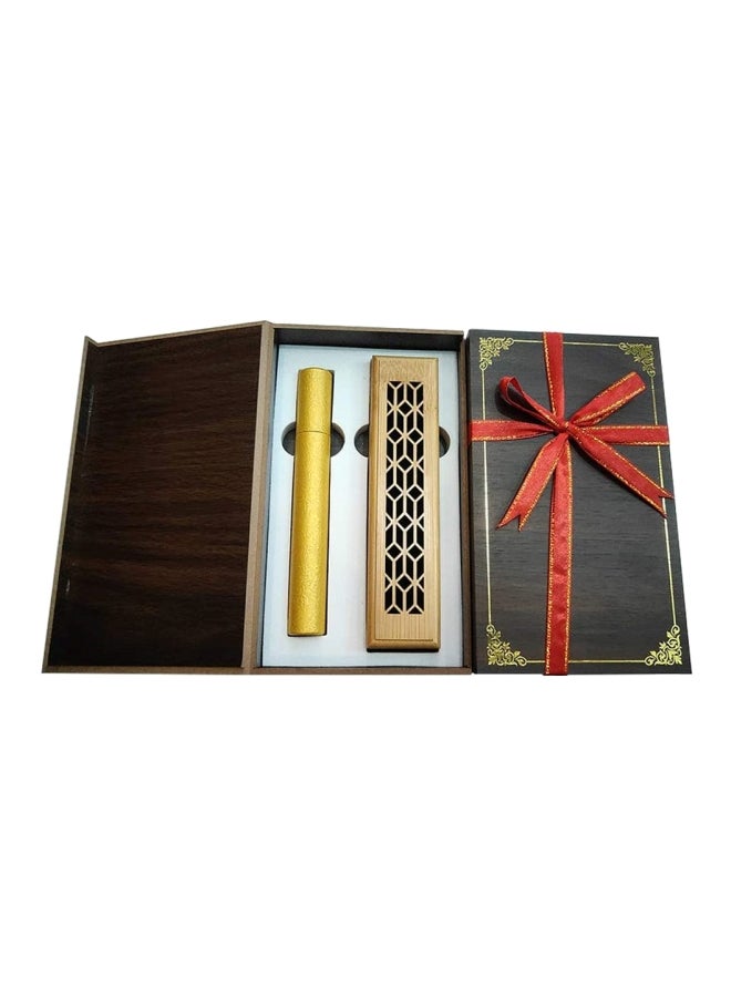Generic 16-Piece Cambodian Incense Stick And Oud Bakhoor Burner Gift Set Beige Incense Sticks 15x10.5, Burner 1x(15.8x10.5)cm  - Image 3