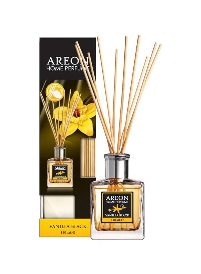 Areon Home Perfume Reed Diffuser - Vanilla Black Yellow 150ml 