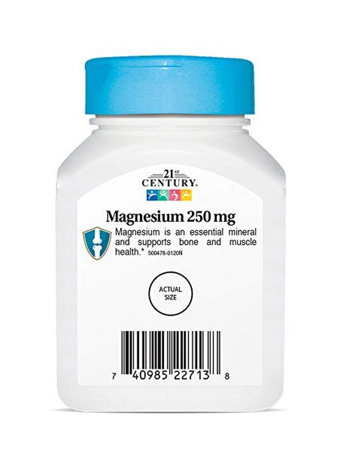 21st CENTURY - Magnesium 250 Mg Mineral Supplement - 110 Tablets - Image 1