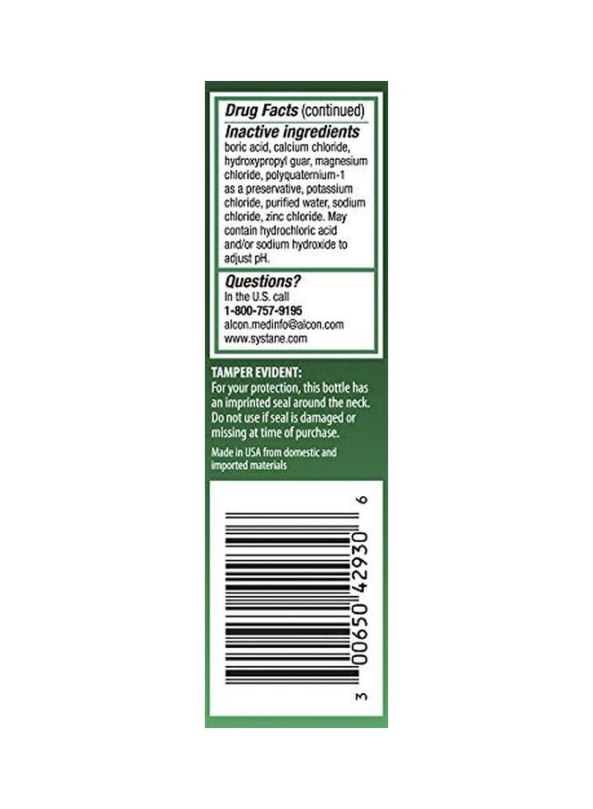 Systane - Long Lasting Lubricant Eye Drops - Image 1