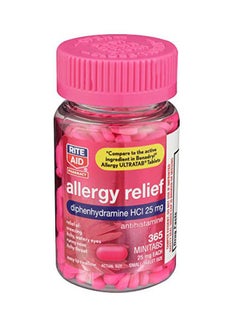 RITE AID Antihistamine Allergy Relief With Diphenhydramine, 365 Count  - Image 1