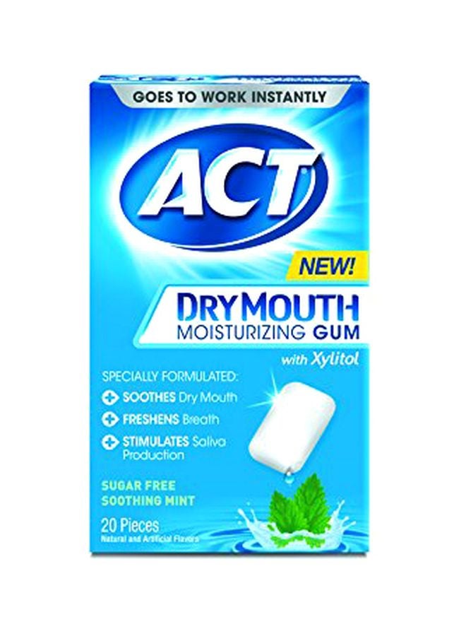 ACT Pack Of 2 Dry Mouth Moisturizing Gummies - 40 Count