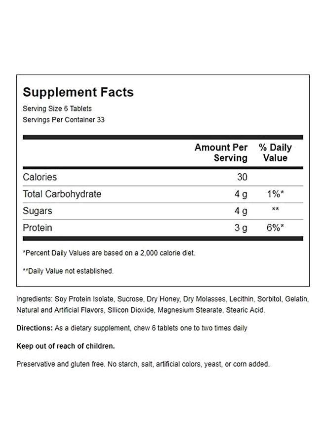 Nature's Blend - Chewable Protein Tablets Dietary Supplement - 200 Tablets - Image 1