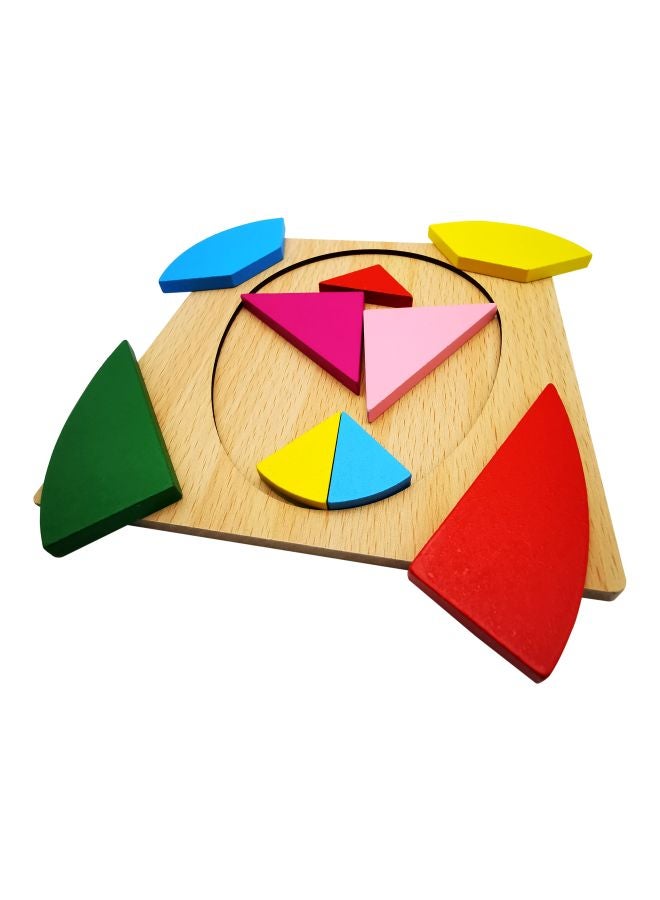 Jigsaw 3D Puzzle Early Learning Wooden Toy 15x15cm - Image 2