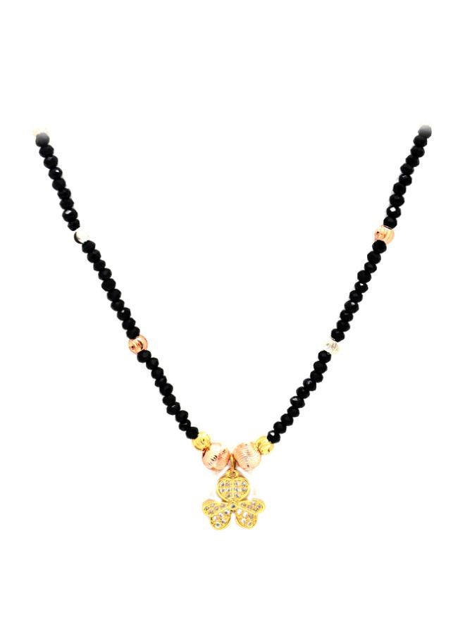 FC Collection Copper Beaded Adjustable Choker Necklace - Image 1