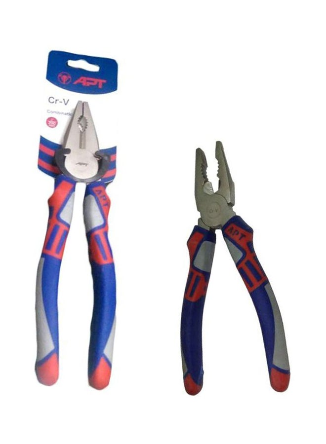 Apt Cr-V Combination Plier Blue/Silver/Grey - Image 2