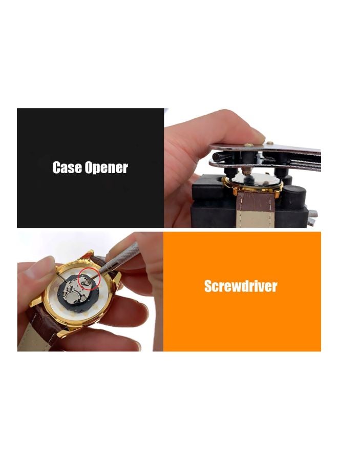 طقم أدوات إصلاح الساعة المكوّن من 144 قطعة unisex - Image 4