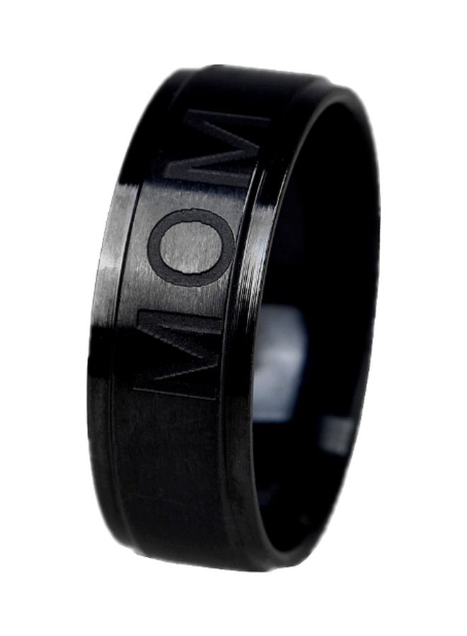Beauenty Mom Word Engraved Titanium Steel Ring - Image 1
