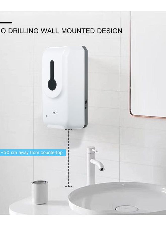 Wall Mounted Liquid Soap Dispenser E12361-A White - Image 3