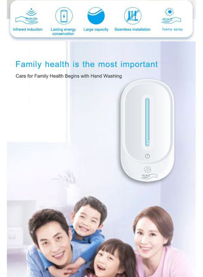 Wall Mounted Touchless Hand Soap Dispenser E12209-A White - Image 3