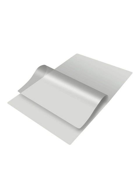 100-Piece Thermal Laminating Film Set Clear